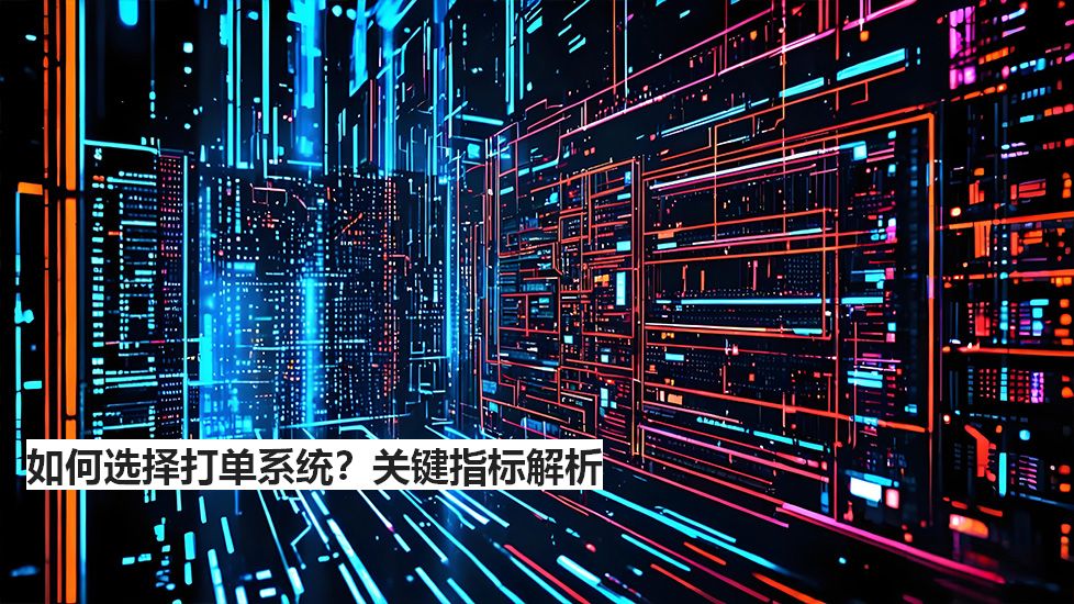 如何選擇打單系統(tǒng)？關(guān)鍵指標(biāo)解析